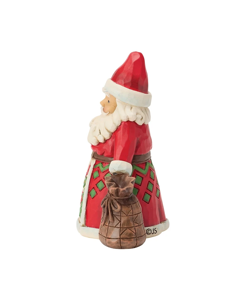 Jim Shore Heartwood Creek Fig Santa with Toy Bag