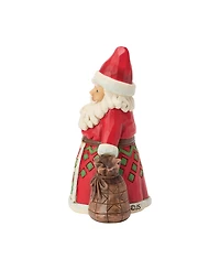 Jim Shore Heartwood Creek Fig Santa with Toy Bag
