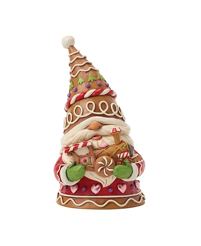 Jim Shore Heartwood Creek Fig Gingerbread Gnome with Train