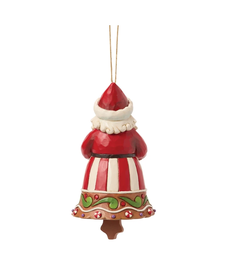 Jim Shore Heartwood Creek Gingerbread Santa Bell