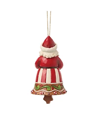 Jim Shore Heartwood Creek Gingerbread Santa Bell