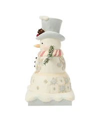 Jim Shore Heartwood Creek Fig Woodland Snowman with Top Hat