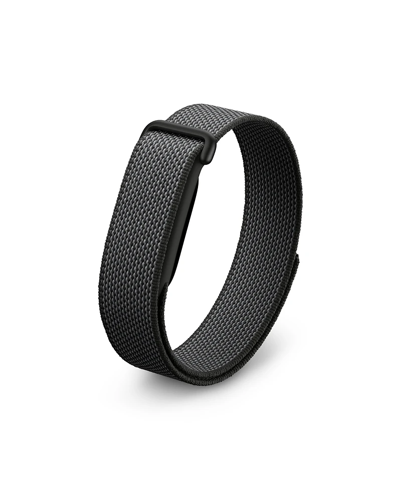 Fitbit Unisex Screenless Fitness and Health Tracking Obsidian Polyurethane Watch