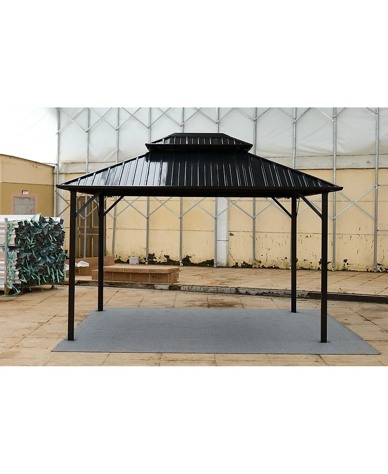 Streamdale Furniture steel tile double-roof pavilion gazebo