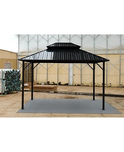 Streamdale Furniture steel tile double-roof pavilion gazebo