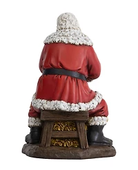 Napco 9" Kneeling Santa with Baby Jesus