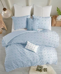 Intelligent Design Brooklyn Jacquard Cotton -Pc. Comforter Set
