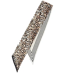 Bcbg Leopard Striped Twilly Scarf Set