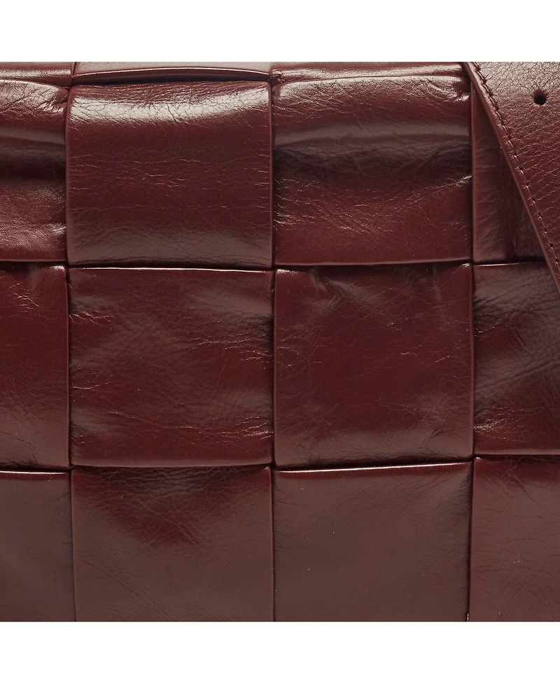 Pre-Owned Bottega Veneta Women's Cassette Intrecciato Leather Shoulder Bag