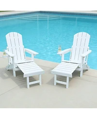 Streamdale Furniture 2-Piece All-Season Outdoor Lounge Chairs for Patio and Garden