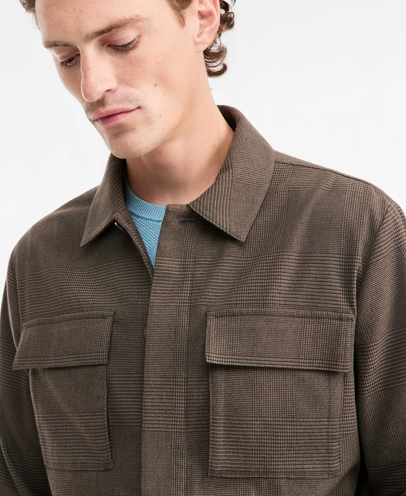 Alfani Men's Four Flap-Pocket Field Jacket, Macy's Exclusive - Jacket Glenn Plaid Yd