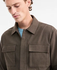 Alfani Men's Four Flap-Pocket Field Jacket, Macy's Exclusive - Jacket Glenn Plaid Yd