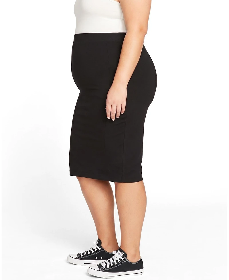 Universal Standard Women's Plus Danube Jersey Skirt