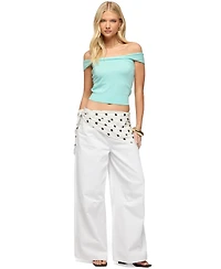 Edikted Women's Sami Off Shoulder Knit Top