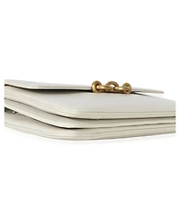 Pre-Owned Saint Laurent Cream Smooth Calfskin Le Maillon Satchel