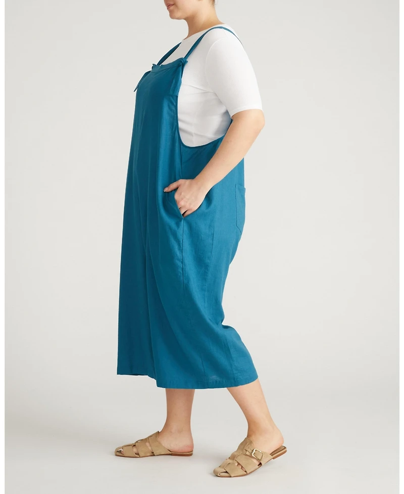Universal Standard Plus Kora Linen Overalls