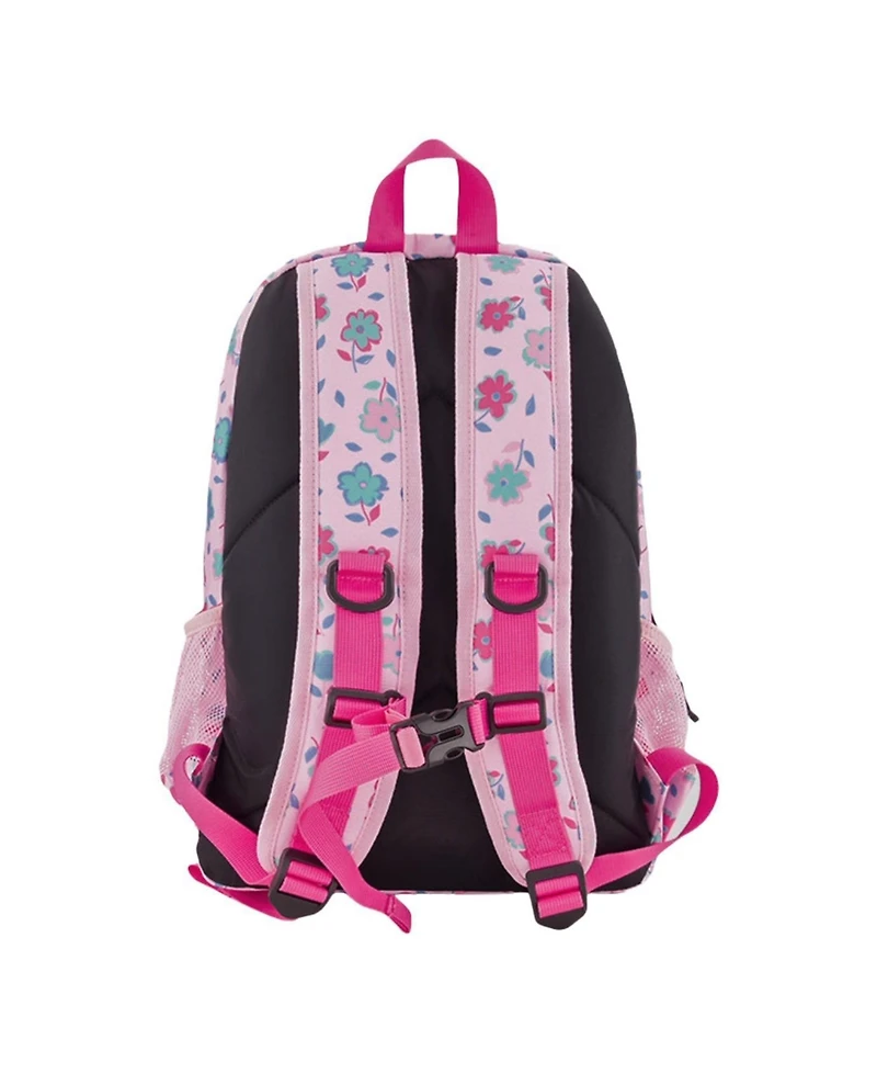 Deux par Deux Little Girl Flowers Compact Functional Backpack