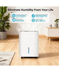 Cowsar 80 Pint Dehumidifier for Large Rooms, 4500 Sq. Ft.