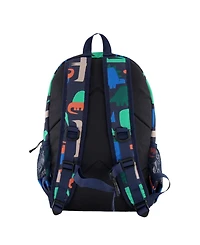 Deux par Deux Little Boy Dinosaur Lightweight Spacious Backpack
