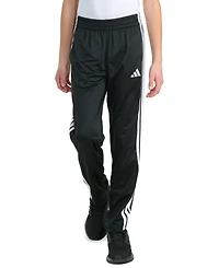 adidas Boys' 8-20 Elastic Waistband Essential 3-Stripe Straight Leg Pants