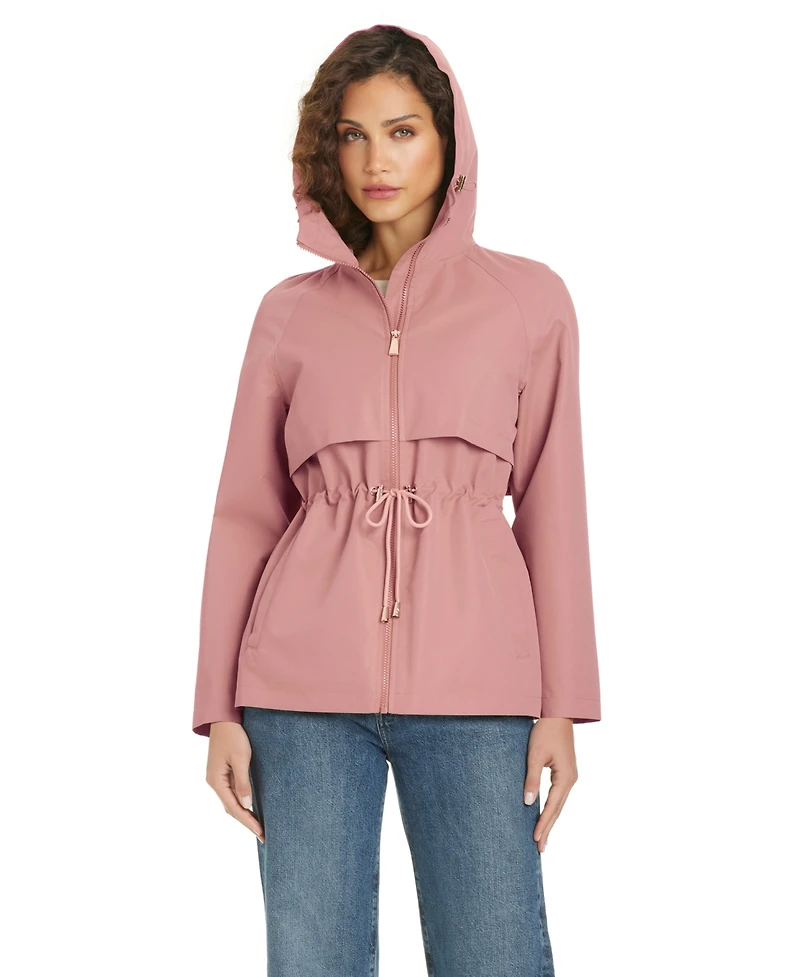 Kate Spade New York Women's Short Zip Up Anorak Coat