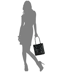 Patricia Nash Charline Cavo Tooled Applique Leather Small Tote Handbag