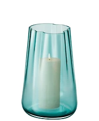 Lsa Lagoon 13.75" Glass Vase