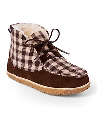 Minnetonka Women's Torrey Lace-up Slipper Booties