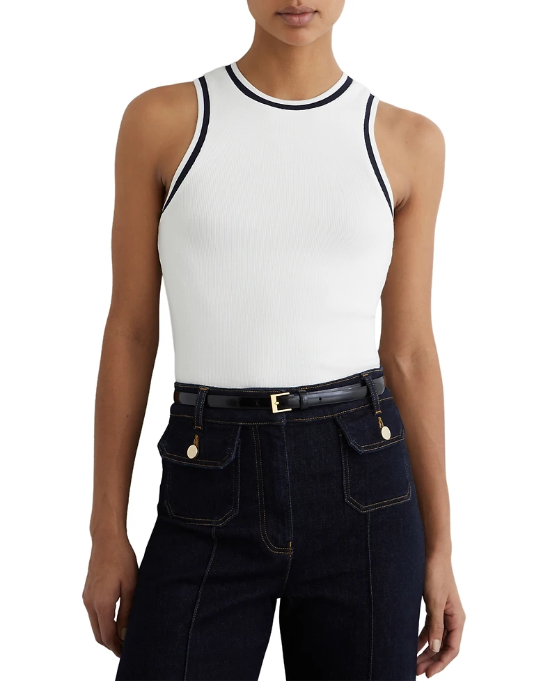 Reiss Women's Matilda Contrast Trim Vest