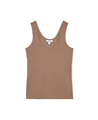 Reiss Women's Violet Sleeveless Rib Vest