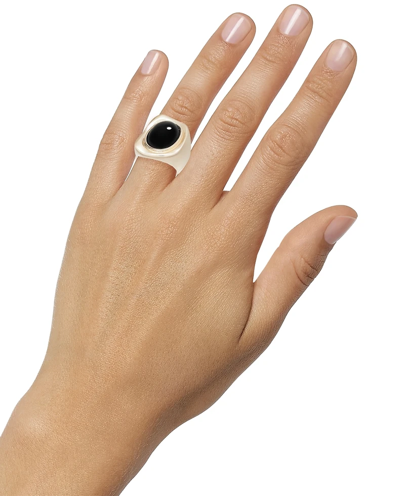 I.n.c. International Concepts Bold Oval Stone Statement Ring, Macy's Exclusive