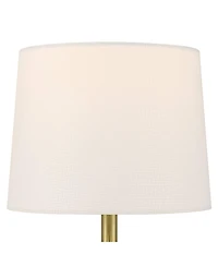 Possini Euro Design Possini Euro Liana 14 3/4"H Gray White Glass Battery Power Accent Lamp