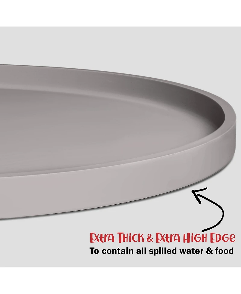 DogBuddy Oval Dog Food Mat/ Pet Placemat