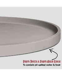 DogBuddy Oval Dog Food Mat/ Pet Placemat