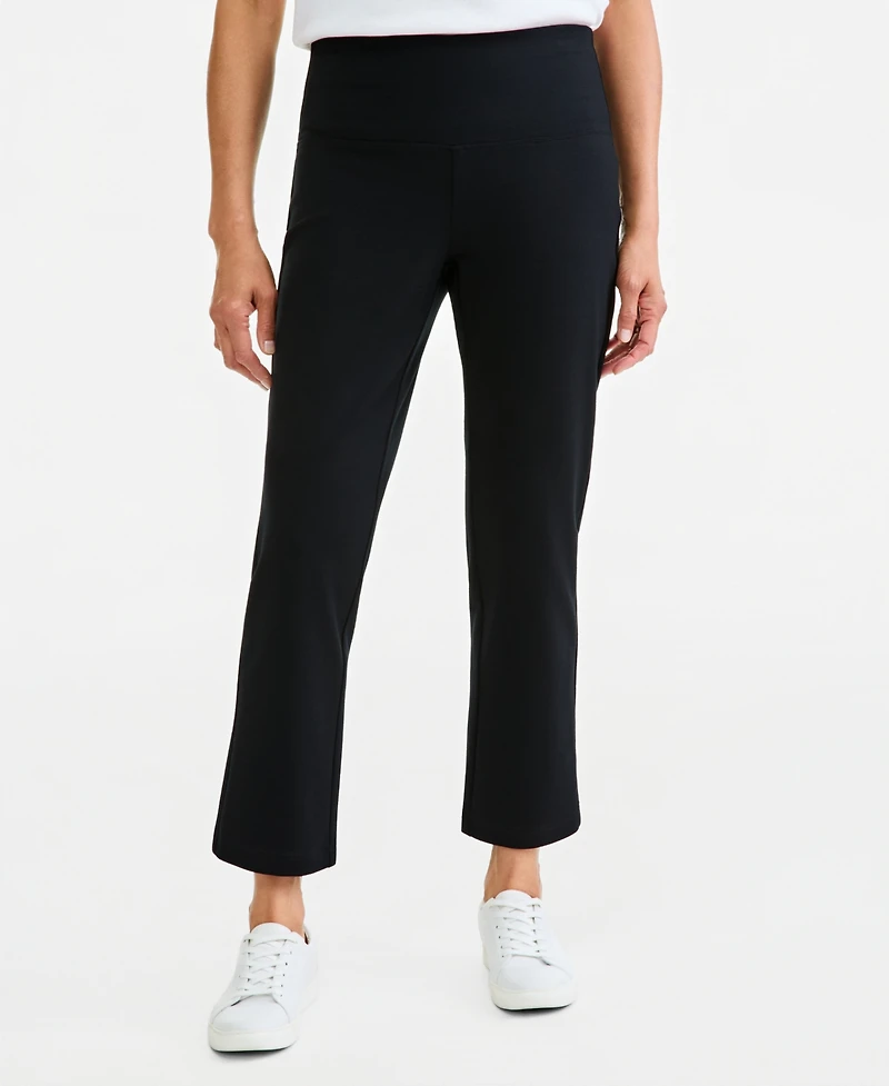 Style & Co Women's Pull-On Straight-Leg Ponte Pants, Macy's Exclusive
