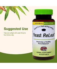 Herbs Etc, Yeast Releaf, 60 Capsules