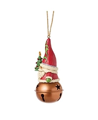 Jim Shore Heartwood Creek Christmas Santa Gnome on Bell Ornament