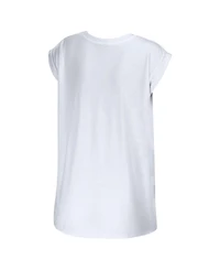 Wear by Erin Andrews Women's White Toronto Maple Leaf Greetings From Muscle T-Shirt