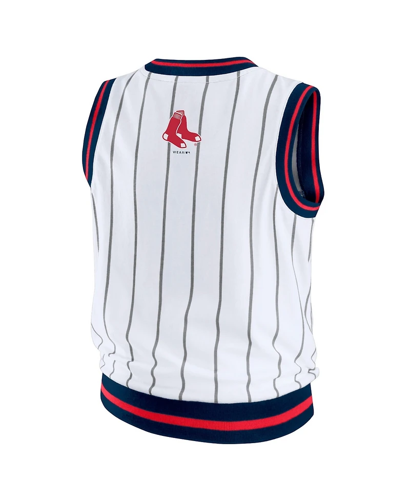 Wear by Erin Andrews Women's Wear White Boston Red Sox Sporty Tank Top