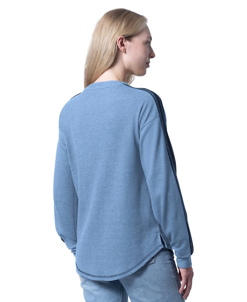G-iii 4Her by Carl Banks Women's Light Blue Memphis Grizzlies Advantage Tri-Blend Long Sleeve T-Shirt