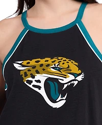 G-iii 4Her by Carl Banks Women's Black Jacksonville Jaguars Redemption Win Slub Tank Top