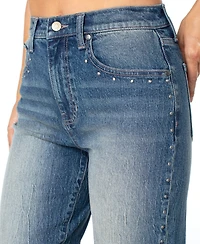 Celebrity Pink Women's Ultra High-Rise Studded Jeans