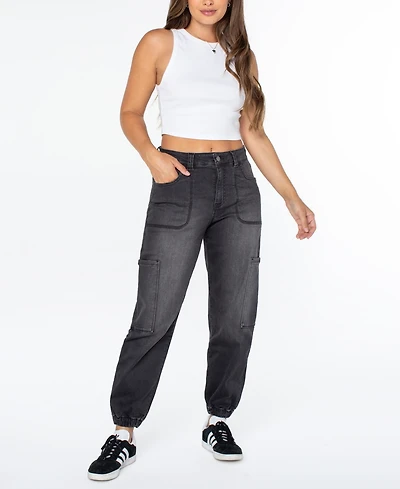 Celebrity Pink Women's High-Rise Cargo Jogger Pants
