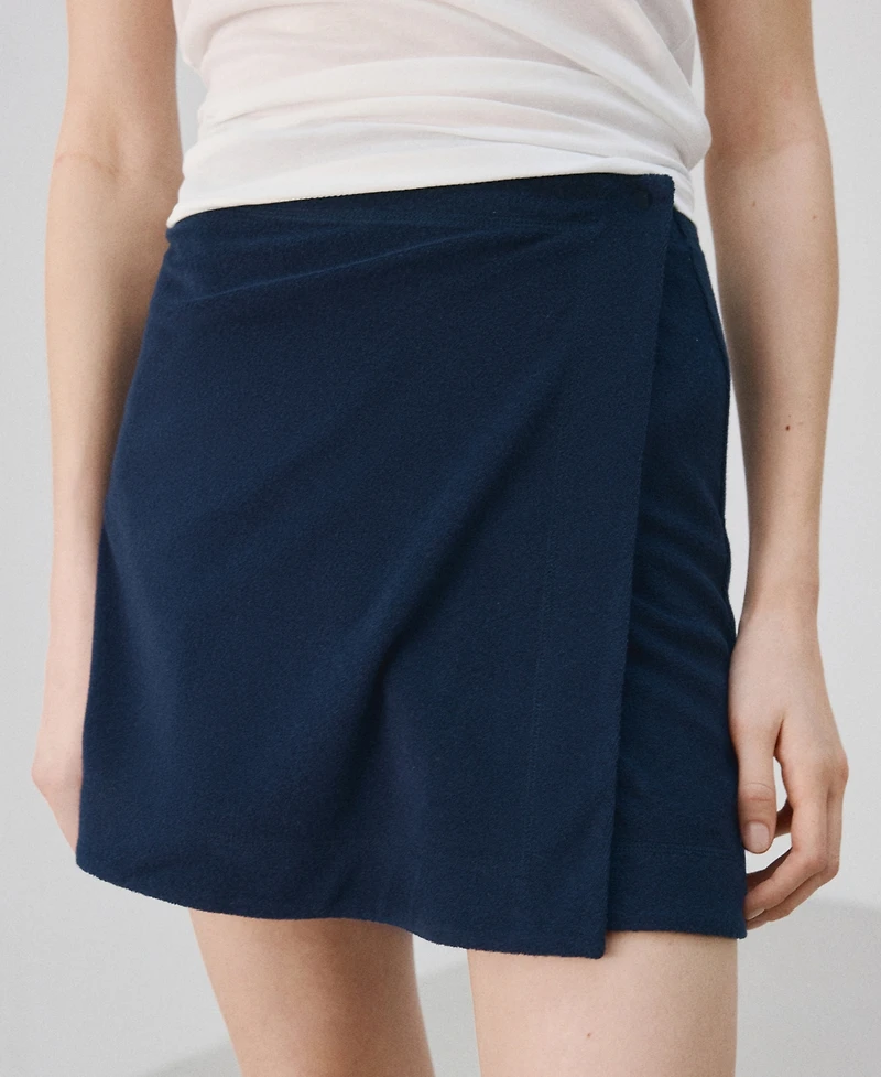 Mango Women's Cotton Terry Skirt