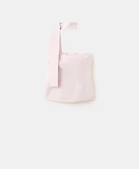 Mango Women's Scarf Neck Top