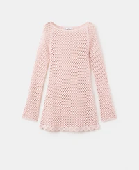 Mango Women's Crochet Short Dress