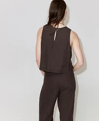 Mango Women's Bambula Tie Top