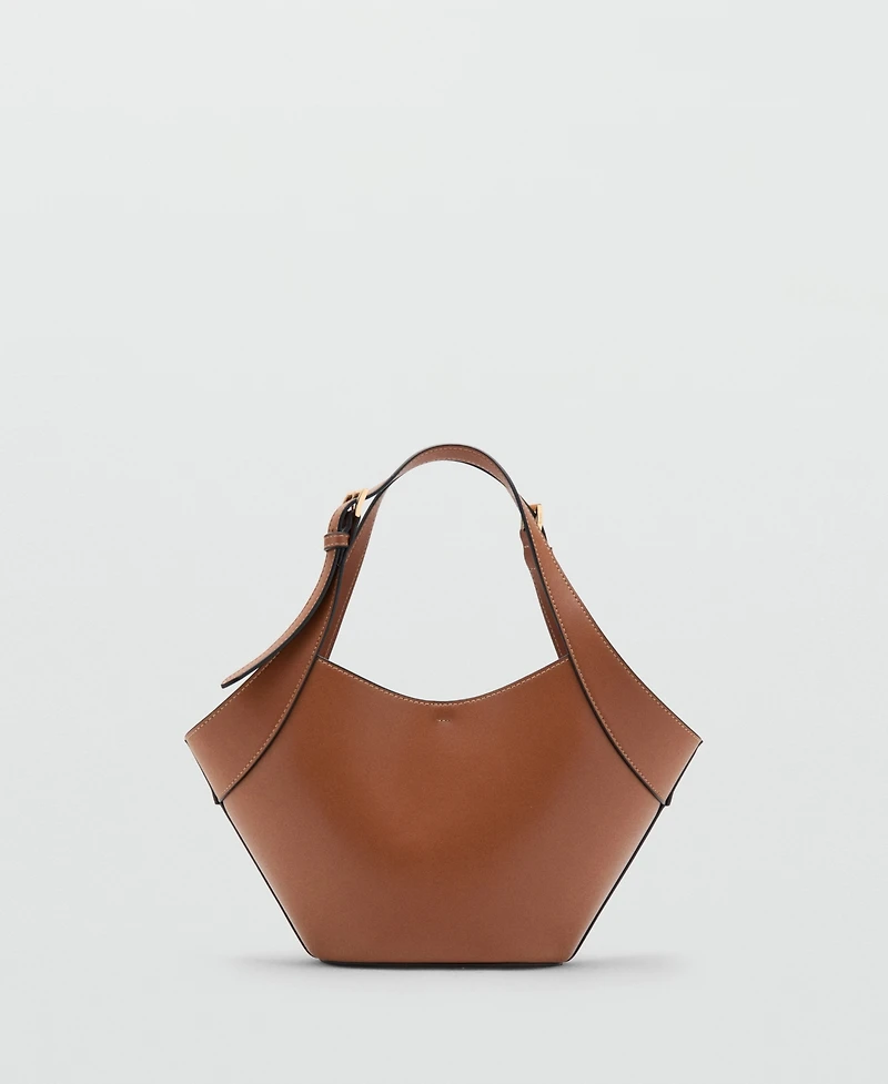 Mango Women's Medium Faux-Leather Shoulder Bag