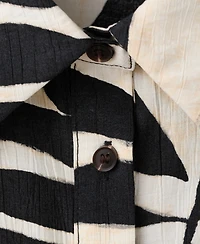 Mango Women's Flowy Printed Shirt