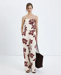 Mango Women's Floral-Printed Tank Top